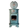 UNIVERSAL - Poêle à gaz Fonte véritable 3.4KW VERT Chauffage à gaz Effet feu de bois Provence UNIVERSAL - vignette