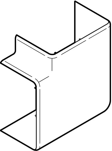 OBO BETTERMANN - Angle exterieur CLIDI 130X55mm - REHAU - 6132935 - large