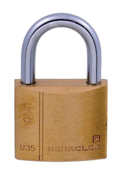 HERACLES - Cadenas laiton UNO 35mm sous blister - HERACLES - I-CAD35-BS - large
