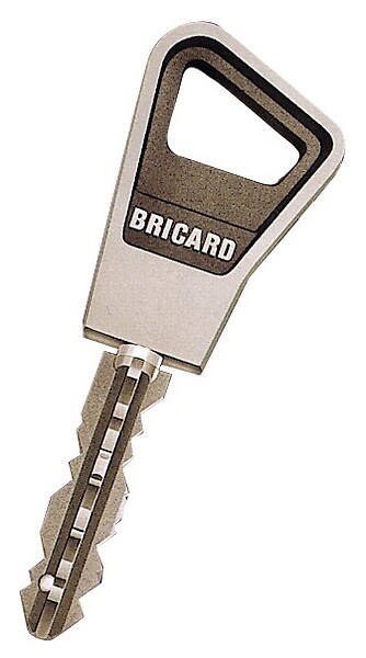 BRICARD - Cylindre monobloc SUPER-SURETE à  bille avec bouton 39,5x33,5mm - BRICARD - 714900 - large