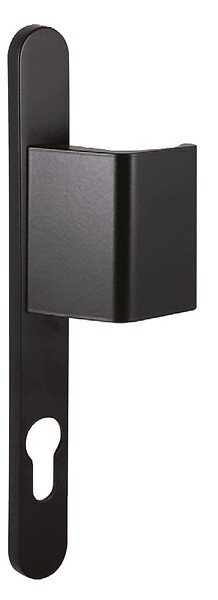 SOFI - Ensemble sur plaques + béquille carré 8mm entraxe 85mm noir RAL 9005 - SOFI - 5112218502 - large
