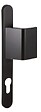 SOFI - Ensemble sur plaques + béquille carré 8mm entraxe 85mm noir RAL 9005 - SOFI - 5112218502 - vignette