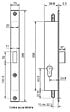 METALUX - Serrure 3 points coffre 37x40 axe tringles 22mm - METALUX - F137404000 - vignette
