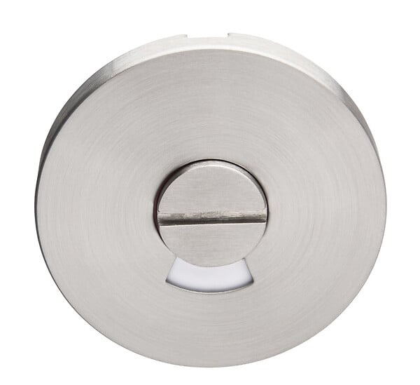 HERACLES - Paire de rosaces inox JADE slim type condamantion à  voyant - HERACLES - B-INOX-SL09 - large