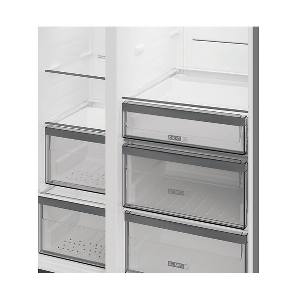 WHIRLPOOL - réfrigérateur américain 91cm 578l noir - WHG26574WXK5E - large