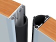 ELLEN - Protection anti-pince doigts pour porte battante N2 224cm épaisseur 40 à  48mm largeur joint 60mm - ELLEN - 7003403 - vignette