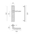 HERACLES - Ensemble sur plaque HIONNA type clé L argent - HERACLES - B-HIONNA-05 - vignette
