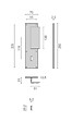 HERACLES - Poignée palière aluminium type Bastille 70x250mm champagne clé L - HERACLES - I-231102CLEL - vignette