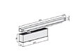 ECO SCHULTE - Ferme porte TS 31 avec bras à  glissière type B finition blanc - ECO SCHULTE - 5030015471 - vignette