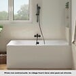 JACOB DELAFON - Pack baignoire droite 170 x 75 Elise + pare bain chromé + vidage - vignette
