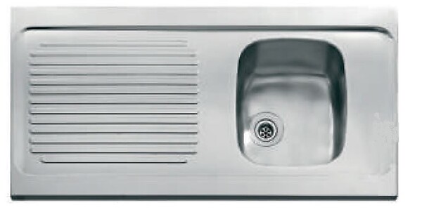 FRANKE - Evier monocuve inox SPX avec égouttoir 900x600cm à poser MAN 711-900 - FRANKE - 082508 - large