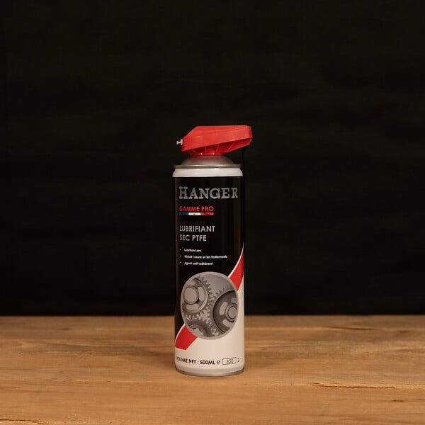 HANGER - Lubrifiant sec au PTFE teflon 500ml avec cobra rouge - HANGER - 700303 - large
