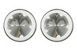 LA CROISEE DS - Paire de bouchons inox pour DIVA V et VI - LA CROISEE DS - DS6958-P - vignette