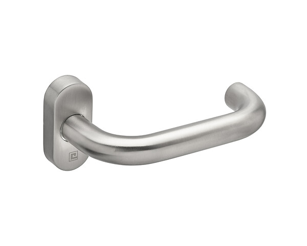 HERACLES - Béquille double sur rosace étroite inox Jade 1294 - Héraclès - B-INOX-RE03 - large