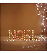 FEERIC LIGHTS & CHRISTMAS - Déco de Noël en Bois lumineux 41 LED Blanc chaud 44 x 15 cm - vignette