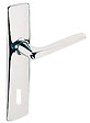 ASSA ABLOY - Ensemble sur plaques RivJunior zamak chromé à condamnation - vignette