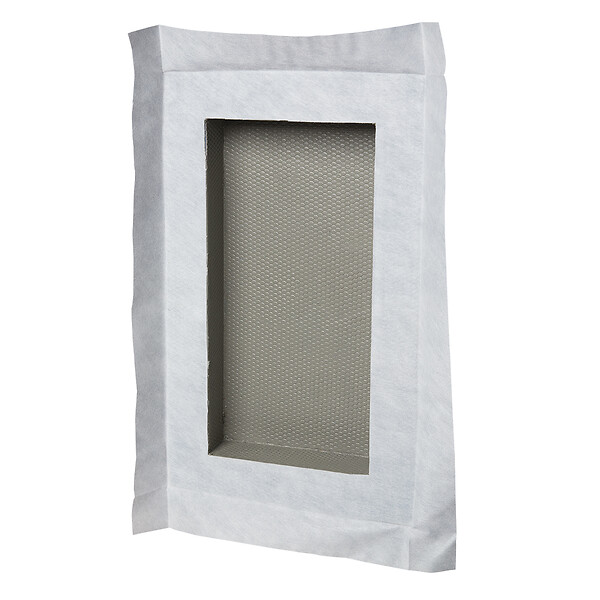 MARMOX - Duo de niches à carreler étanche - Format intérieur U-Tile 5,5 cm de profondeur - large