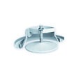 ANJOS - Bouche VMC plastique blanc réglable BEIP Ø125 mm avec manchette placo - vignette