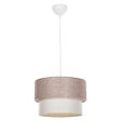 ENTREPOT BRICO - Suspension luminaire Plafonnier Ε27 beige D30x72cm 15 - vignette