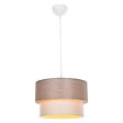 ENTREPOT BRICO - Suspension luminaire Plafonnier Ε27 beige D30x72cm 15 - vignette