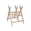 RIBIMEX - Chevalet porte buche RIBIMEX en bois 3 branches - vignette