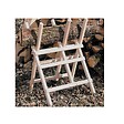 RIBIMEX - Chevalet porte buche RIBIMEX en bois 3 branches - vignette