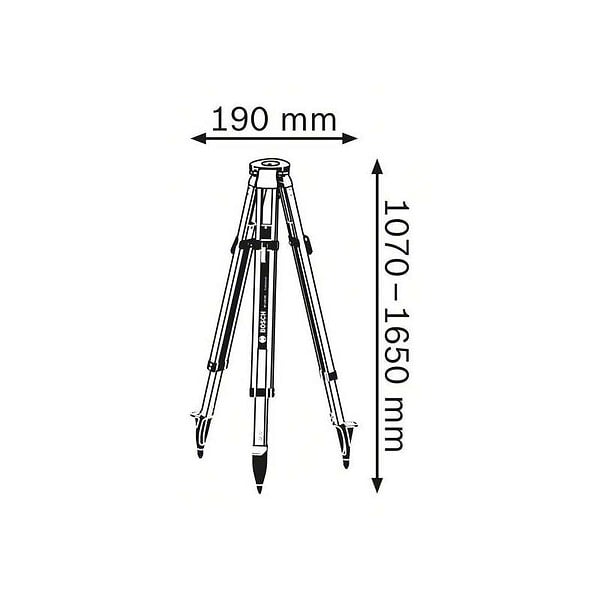 BOSCH - Trépied BOSCH 0601091B00 - BT 170 HD Professional - large