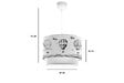 ENTREPOT BRICO - Suspension luminaire plafonnier enfant abat jour beige 30x20 cm - vignette