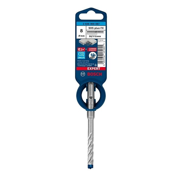 BOSCH - Foret beton BOSCH 2608900087 sds plus 7X EXPERT 8x50x115mm - large