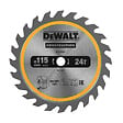 DEWALT - Lame de scie circulaire sans fil DEWALT DT20420-QZ Carbure Construction Ø115x9,5mm, 24 dents - vignette