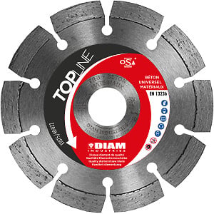 DIAM INDUSTRIES - Disque spécial rainureuse DIAM TRB béton universel matériaux - large