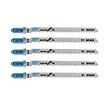 BOSCH - Lot de 5 lames de scie sauteuse T 227 D BOSCH 2608631030 Special for Alu - vignette