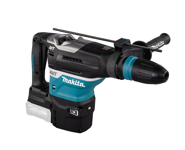 MAKITA - Perforateur-burineur SDS-MAX 40V max Li-Ion XGT MAKITA HR005GZ01 40 mm - Machine seule - large