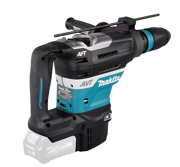 MAKITA - Perforateur-burineur SDS-MAX 40V max Li-Ion XGT MAKITA HR005GZ01 40 mm - Machine seule - large