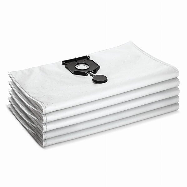 KARCHER PRO - Sacs filtrants KARCHER en non-tissé 5 pièces 40-50L - 2.889-155.0 - pour NT40/1 NT50/1 - large