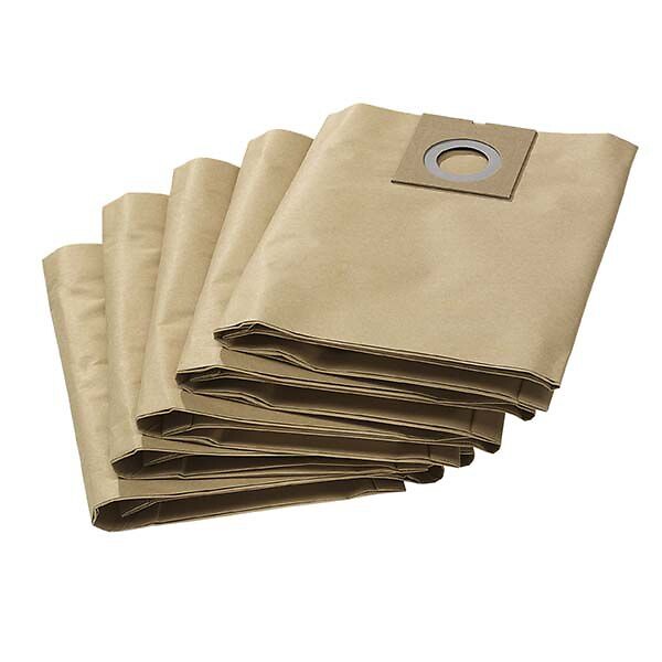 KARCHER PRO - Paquet de 5 Filtres en papier KARCHER 6.904-290.0 pour NT 27/1 - large
