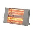 SOVELOR - Chauffage suspendu radiant halogène quartz infrarouge électrique IPX5 SOVELOR IRC 3000 CI 3000W monophasé - vignette