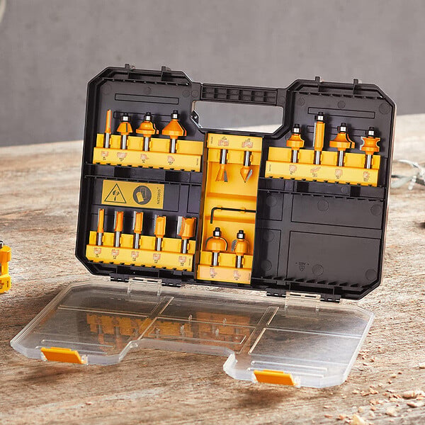 DEWALT - Coffret de 22 fraises de défonceuse DEWALT DT90017-QZ - large
