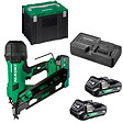 HIKOKI - Cloueur 90mm-18V-5Ah - HIKOKI - NR1890DCAWQZ -Li-ion Brushless-Tête en D bande papier - Hitcase IV - vignette