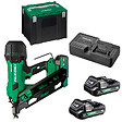 HIKOKI - Cloueur 90mm-18V-5Ah - HIKOKI - NR1890DCAWQZ -Li-ion Brushless-Tête en D bande papier - Hitcase IV - vignette
