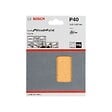 BOSCH - 10 feuilles abrasives BOSCH C470 pour ponceuse vibrante 115 x 107 mm Best for Wood and Paint 6 trous - vignette