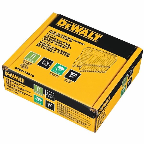 DEWALT - Boîte de 960 Agrafes pour clôture DEWALT - large