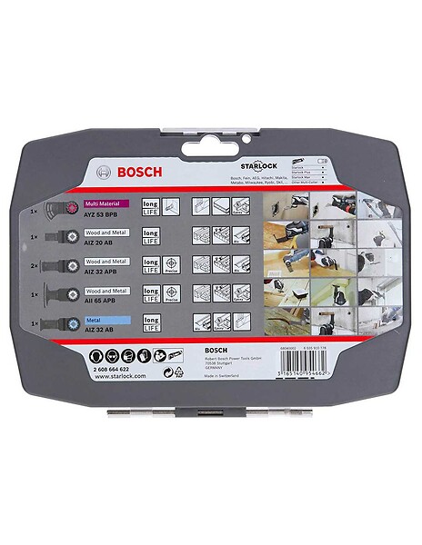 BOSCH - Coffret spécial électricien et plaquiste starlock 6 pièces BOSCH PRO 2608664622 - large