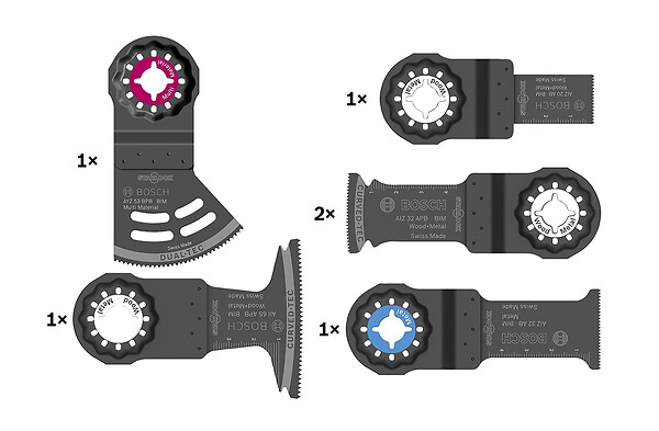 BOSCH - Coffret spécial électricien et plaquiste starlock 6 pièces BOSCH PRO 2608664622 - large