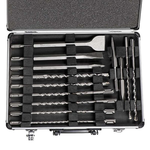 MAKITA - Coffret de Forets et de Burins MAKITA D-42444 à emmanchement SDS-Plus (17 pièces) - large