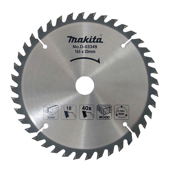 MAKITA - Lames carbure bois standard, pour scies circulaires MAKITA - large