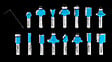 LEMAN - Coffret 12+2 Mèches de défonceuse LEMAN 428.700.14 - vignette