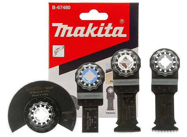 MAKITA - Ensemble 4 accessoires MAKITA B-67480 pour bois et métaux STARLOCK - large