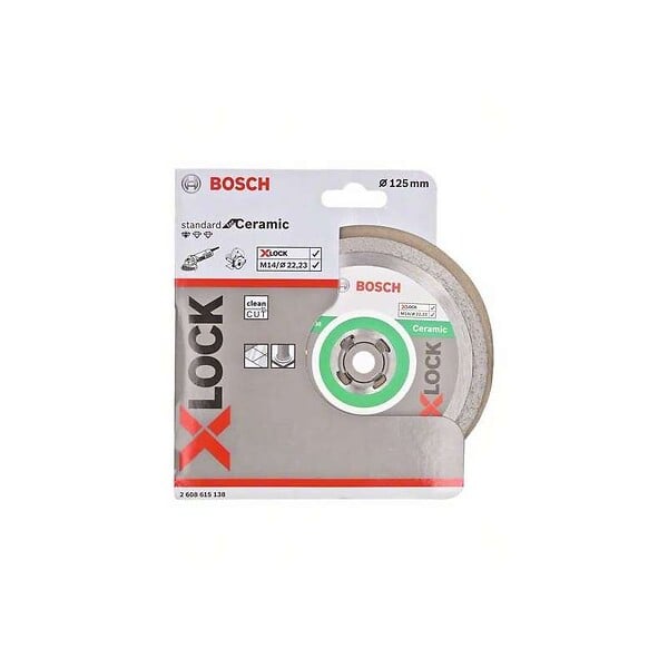 BOSCH - Disque à tronçonner diamanté BOSCH Professional X-LOCK Standard for Ceramic Ø 125x22,23x1,6x7,5 - large
