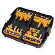 DEWALT - Coffret de 12 fraises DEWALT DT90016-QZ pour défonceuse 8mm - vignette